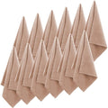 Syhood 12 Pieces Face Wash Cloth 12 x 12 in Makeup Remover Cloths Towel Coral by Syhood