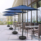 Simple Deluxe 9' Patio Umbrella Outdoor Table Market Yard Umbrella with Push Button Tilt/Crank - Image 7