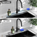 Meiliweser Silicone Faucet Mat for Kitchen Sink – Gen 2 Splash Guard - Image 5