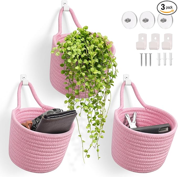 Fabric Wall Hanging Baskets by LIGHTDUST