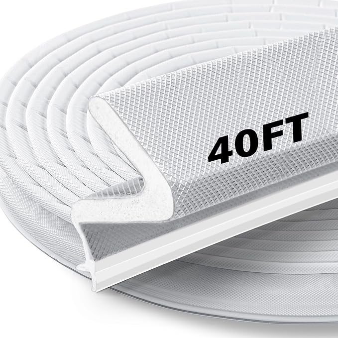 40FT Weather Stripping Door Seal Strip – Soundproof Door Frame Seal by Unknown