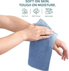 Casa Platino Blue Wash Cloths - Image 4