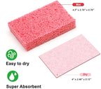 ARCLIBER Kitchen Sponge, Heavy Duty Color Cellulose Sponge, Clean Tough Messes - Image 3