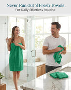 Casa Platino 100% Mercerized Cotton Bathroom Towel Set - Image 5