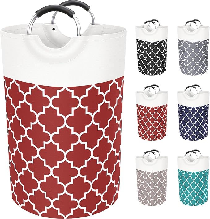 Large Laundry Basket Laundry Hamper Bag Washing Bin Clothes Bag Collapsible Tall by Fabspace