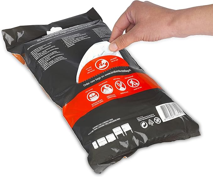 Brabantia PerfectFit Trash Bags Thick Plastic Trash Can Liners - Image 3