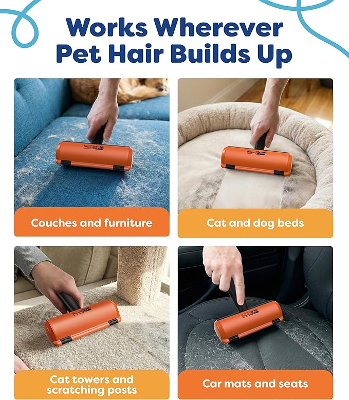 Triton Pet Hair Removal Tool w/Fur Trapping Compartment, 60% Smaller Storage - Image 6