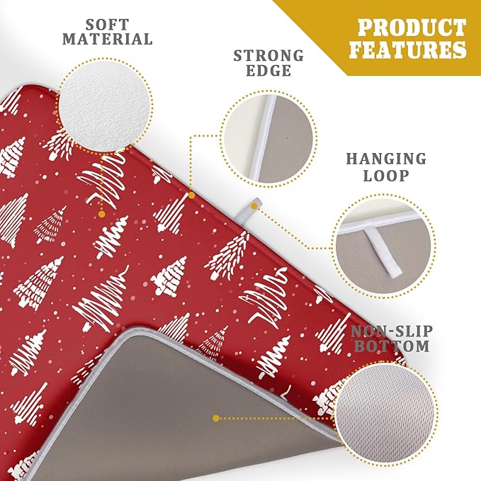 Christmas Dish Drying Mat 18 x 24 Inch - Image 5