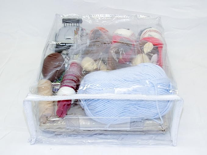 8-Pack Heavy Duty Vinyl Zippered Closet Square Storage Bags - Image 5