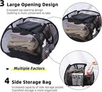 Collapsible Laundry Basket, 90L Foldable Pop-up Laundry Hamper - Image 4