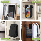 Fentec Hanging Laundry Hamper, Hanging Laundry Basket, Slim Laundry Hamper Bag - Image 7