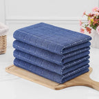 Homaxy 100% Cotton Terry Kitchen Towels, Checkered Designed, Soft and Super - Image 6