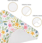 Spring Yellow Pink Blue Floral Dish Drying Mats 18x24 Inch Watercolor Flower - Image 7