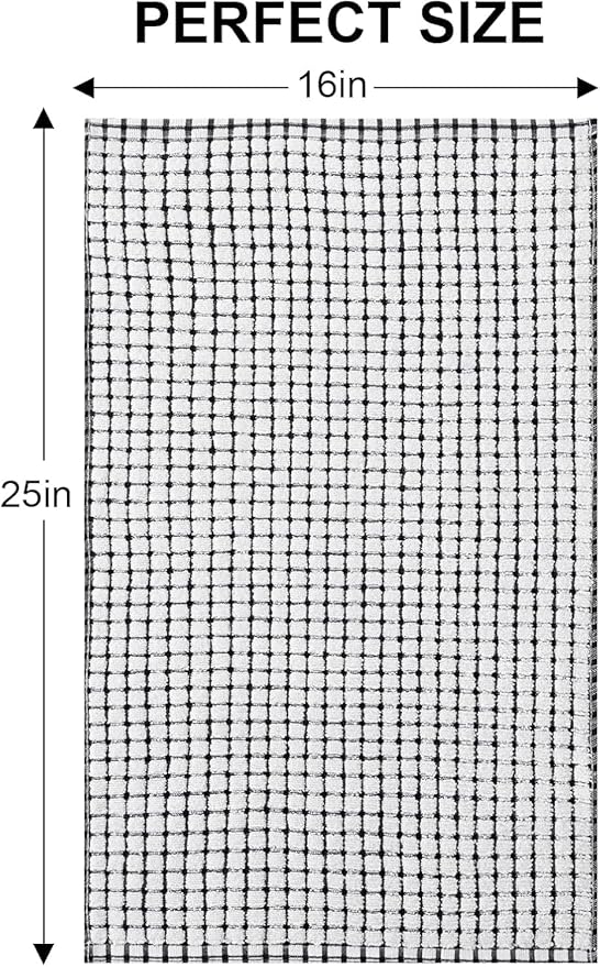 Kitinjoy Cotton 8 Pack Terry Kitchen Towels, 16 x 25 Inches Super Soft and - Image 6