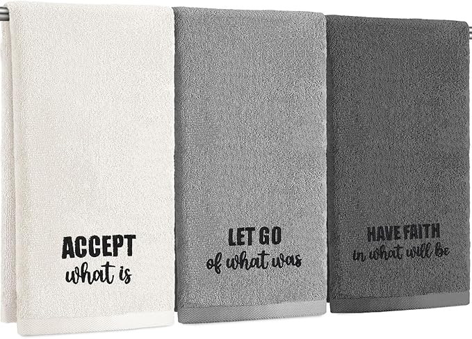 3pcs Farmhouse Decorative Hand Towels by FuWeave