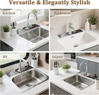 Stone Faucet Mat for Kitchen Sink, 15.7" Fast Drying Around Faucet Diatomite - Image 4