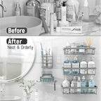 5 Pack Shower Caddy Organizer Rack Shelf - Image 6