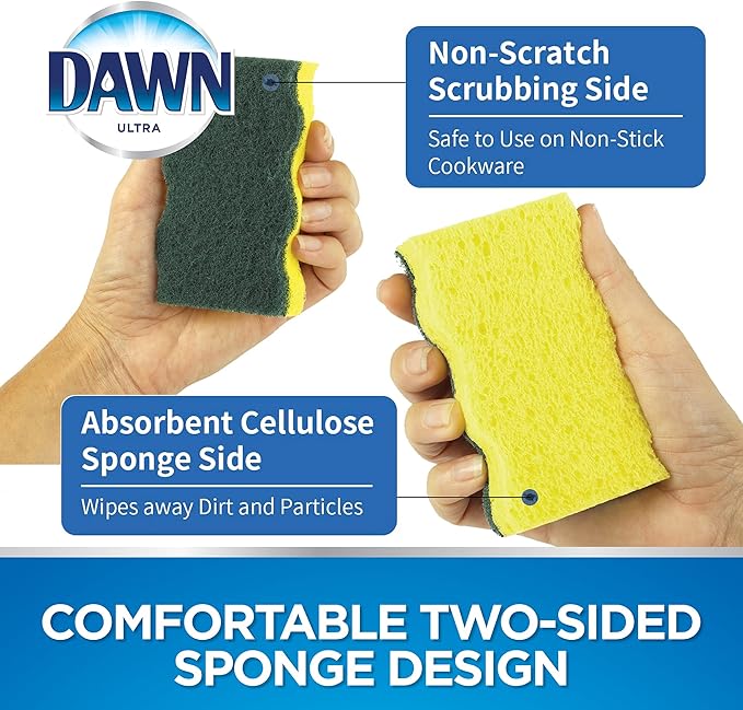 Dawn Heavy Duty Kitchen Dish Sponges - Image 5