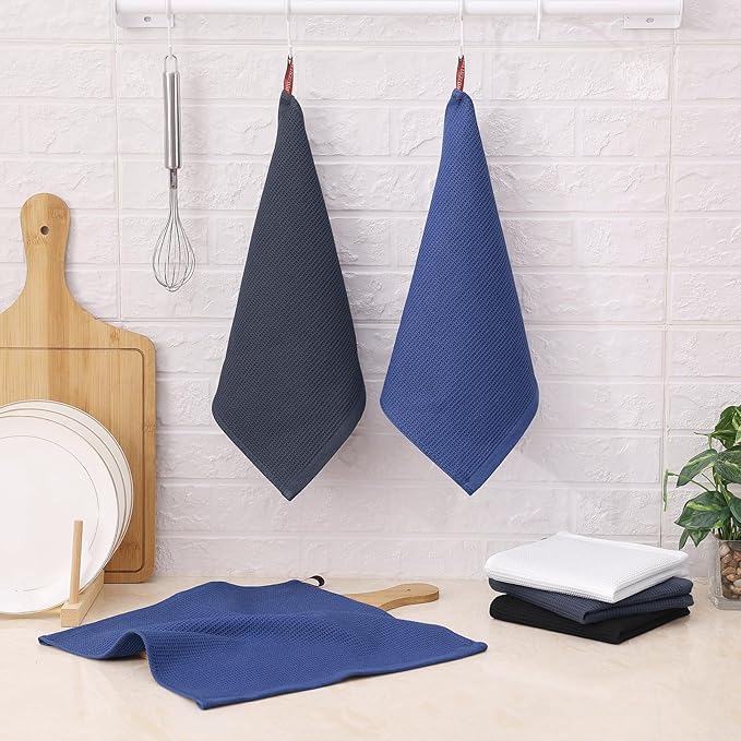 Homaxy 100% Cotton Waffle Weave Kitchen Towels - Image 2