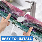 Green Purple Fluorite Dish Drying Mat - Image 6