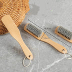 2PCS Wood Laundry Brush, Long Handle Clothing Stain Remover Scrubber, Soft - Image 5