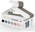 Neaties Heavy Duty Clothes Hangers 18 Pack – Made in The USA – 8lb Capacity by NeatiesHangers