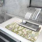 Aportt Spring Floral Wildflower Dish Drying Mat - Image 3