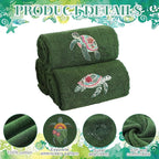 3 Pack Hibiscus Sea Turtle Beach Hand Towels - Image 4
