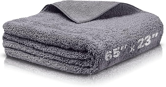 Car Drying Towels Extra Large Super Absorbent 65 x 23 Inch Microfiber Car by MIRACLEAN