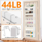 Over Door Organizer with 5 Large Pockets & 10 Mesh Side Compartments - Image 5