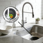 2 Pack Silicone Sink Drain Strainer | 4.5 Inch Wide Rim Filter Kitchen Strainer - Image 4
