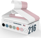 Neaties Heavy Duty Clothes Hangers 100+ Pack – Made in The USA – 8lb Capacity by NeatiesHangers
