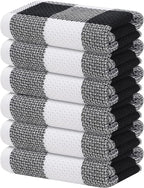 Homaxy 100% Cotton Waffle Weave Check Plaid Kitchen Towels, 13 x 28 Inches by Homaxy