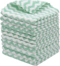 Microfiber Cleaning Cloth Lint Free Cleaning Rags, 10 Pack Fast Drying Dish Rags by HFGBLG
