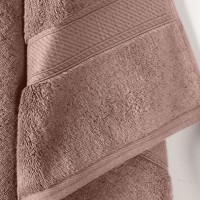 Superior Egyptian Cotton Pile Bath Towels, Ultra Soft Luxury Towel, Thick Plush - Image 8
