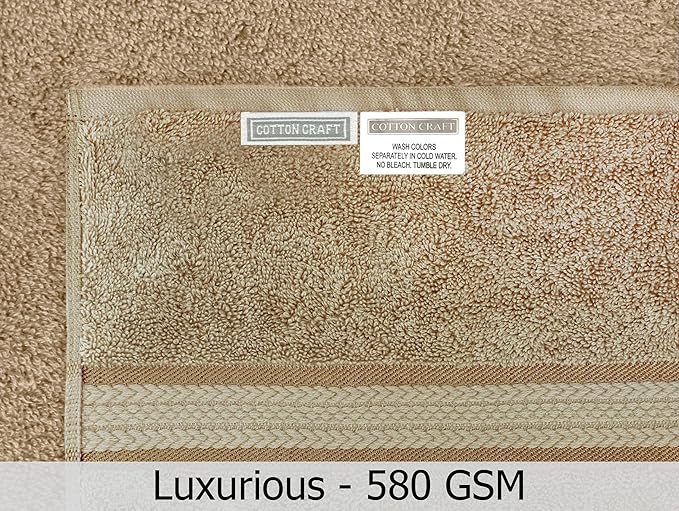 COTTON CRAFT Ultra Soft Oversized Bath Towels - Image 7