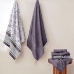 Modern Threads Ophelia 6-Piece 100% Cotton Towel Set – Reversible Yarn Dyed - Image 2