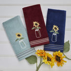 SKL Home by Saturday Knight Ltd. Sunflower In Jar 2 Pc Hand Towel Set - Image 5