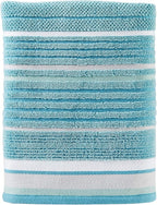 SKL Home Seabrook Stripe 100% Cotton Premium Bath Towel, 550 GSM, Soft & by SKLHomebySaturdayKnightLtd