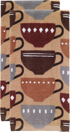 T-Fal Fiber Reactive Print Kitchen Towels: Highly Absorbent, Super Soft - Image 2