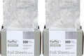 ForPro Expert Embossed Aluminum Foil Sheets 500S, Pop-Up Foil Dispenser by ForProProfessionalCollection