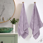 SUPERIOR Egyptian Cotton Pile Bath Towel Set of 2, Ultra Soft Luxury Towels - Image 2