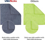 USANOOKS Microfiber Cleaning Cloth Grey - Image 3