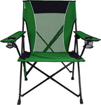 Kijaro Dual Lock Portable Camping Chairs - Enjoy the Outdoors with a Versatile Folding Chair, Sports Chair, Outdoor Chair & Lawn Chair - Dual Lock Feature Locks Position – Jasper Green - Image 4