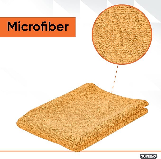 Superio Microfiber Squeegee Mopping Towel Extra Large Miracle Cloth Streak Free - Image 7