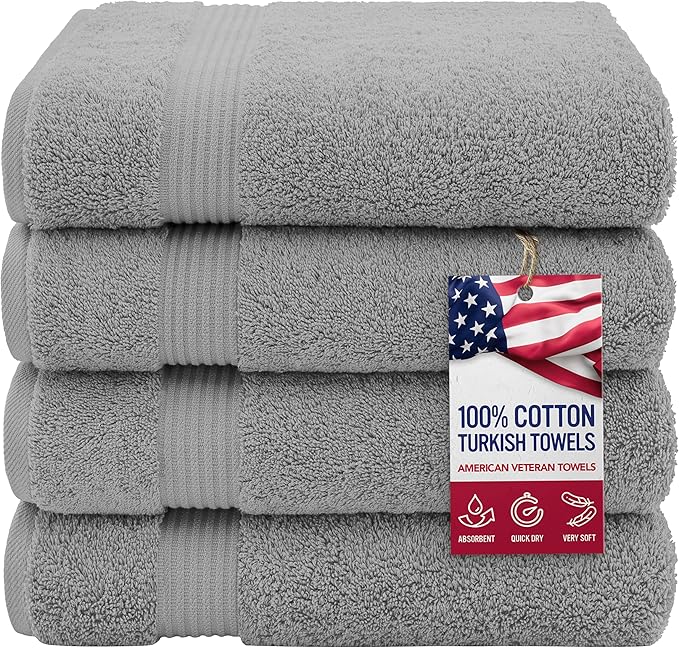 American Veteran Towel, 100% Cotton Turkish Bath Towels by AmericanVeteranTowel