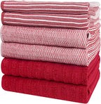 Premium Kitchen Towels | Large Cotton Dish Towels | Flat & Terry Highly - Image 6