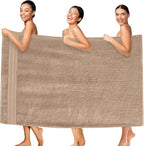 Elegant Comfort Three Line Popcorn Extra Large Luxury Bath Towel by ELEGANTCOMFORT