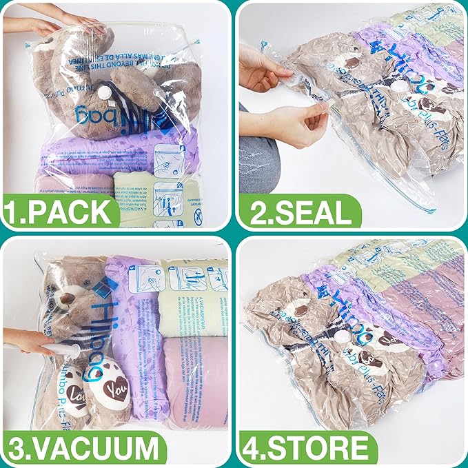 XXL Jumbo Size 47''X35'' Vacuum Storage Space Saver Bags Extra Large - Image 3