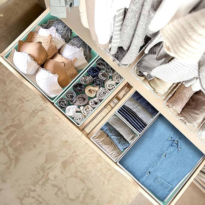 SIMPLE HOUSEWARE Foldable Drawer Organizer - Image 5